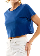 Load image into Gallery viewer, Boxy Cotton Crop Tees