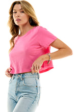 Load image into Gallery viewer, Boxy Cotton Crop Tees