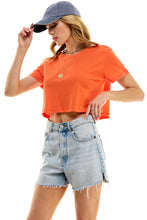 Load image into Gallery viewer, Boxy Cotton Crop Tees