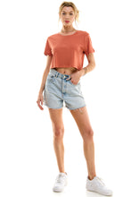 Load image into Gallery viewer, Boxy Cotton Crop Tees