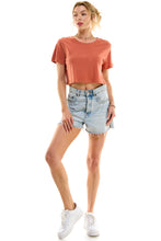Load image into Gallery viewer, Boxy Cotton Crop Tees