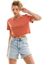 Load image into Gallery viewer, Boxy Cotton Crop Tees