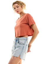 Load image into Gallery viewer, Boxy Cotton Crop Tees