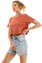 Load image into Gallery viewer, Boxy Cotton Crop Tees