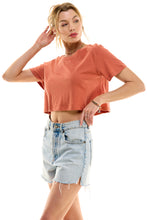 Load image into Gallery viewer, Boxy Cotton Crop Tees