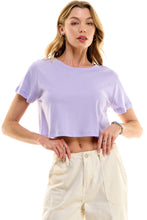 Load image into Gallery viewer, Boxy Cotton Crop Tees