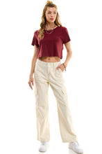 Load image into Gallery viewer, Boxy Cotton Crop Tees