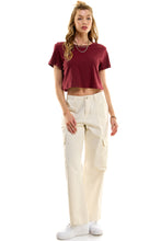 Load image into Gallery viewer, Boxy Cotton Crop Tees
