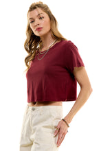 Load image into Gallery viewer, Boxy Cotton Crop Tees