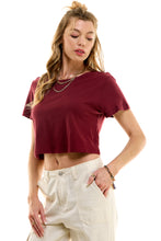 Load image into Gallery viewer, Boxy Cotton Crop Tees
