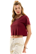 Load image into Gallery viewer, Boxy Cotton Crop Tees