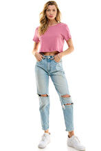 Load image into Gallery viewer, Boxy Cotton Crop Tees