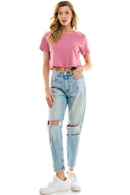 Load image into Gallery viewer, Boxy Cotton Crop Tees