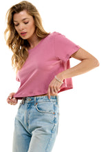 Load image into Gallery viewer, Boxy Cotton Crop Tees