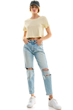 Load image into Gallery viewer, Boxy Cotton Crop Tees