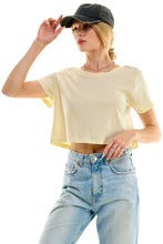 Load image into Gallery viewer, Boxy Cotton Crop Tees