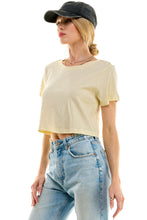 Load image into Gallery viewer, Boxy Cotton Crop Tees