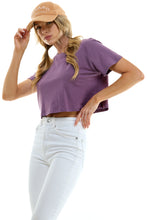 Load image into Gallery viewer, Boxy Cotton Crop T-Shirts