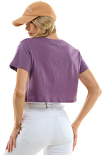 Load image into Gallery viewer, Boxy Cotton Crop T-Shirts