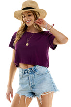 Load image into Gallery viewer, Boxy Cotton Crop T-Shirts