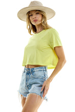 Load image into Gallery viewer, Boxy Cotton Crop T-Shirts