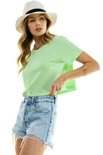 Load image into Gallery viewer, Boxy Cotton Crop T-Shirts