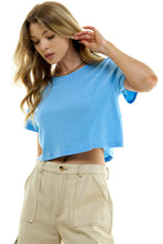 Load image into Gallery viewer, Boxy Cotton Crop T-Shirts