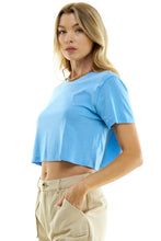 Load image into Gallery viewer, Boxy Cotton Crop T-Shirts
