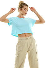 Load image into Gallery viewer, Boxy Cotton Crop T-Shirts