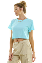 Load image into Gallery viewer, Boxy Cotton Crop T-Shirts