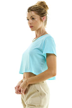 Load image into Gallery viewer, Boxy Cotton Crop T-Shirts