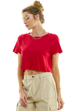 Load image into Gallery viewer, Boxy Cotton Crop T-Shirts