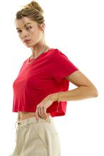 Load image into Gallery viewer, Boxy Cotton Crop T-Shirts