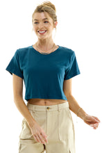 Load image into Gallery viewer, Boxy Cotton Crop T-Shirts