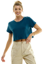 Load image into Gallery viewer, Boxy Cotton Crop T-Shirts