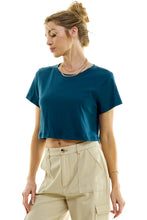 Load image into Gallery viewer, Boxy Cotton Crop T-Shirts
