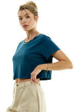 Load image into Gallery viewer, Boxy Cotton Crop T-Shirts
