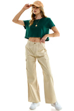 Load image into Gallery viewer, Boxy Cotton Crop T-Shirts