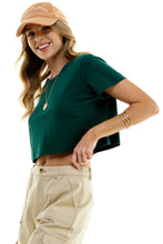 Load image into Gallery viewer, Boxy Cotton Crop T-Shirts