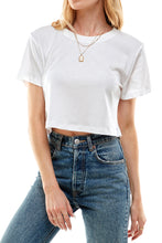 Load image into Gallery viewer, Boxy Cotton Crop Tops