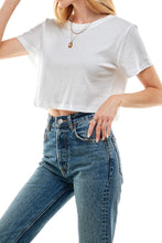 Load image into Gallery viewer, Boxy Cotton Crop Tops