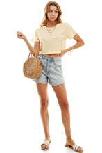 Load image into Gallery viewer, Boxy Cotton Crop Tees