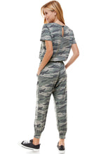Load image into Gallery viewer, Camo French Terry Jumpsuit