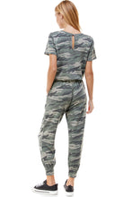 Load image into Gallery viewer, Camo French Terry Jumpsuit