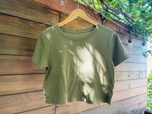 Load image into Gallery viewer, Premium Cotton Crop Tees
