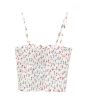 Load image into Gallery viewer, Smocked Cropped Cami