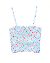 Load image into Gallery viewer, Smocked Cropped Cami