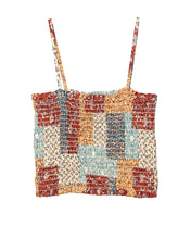 Load image into Gallery viewer, Smocked Cropped Cami