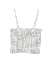 Load image into Gallery viewer, Smocked Cropped Camisole