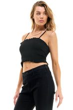 Load image into Gallery viewer, Smocked Cropped Camisole